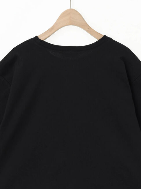 Samansa Mos2「【接触冷感】裾レースロゴTシャツ」|Tシャツ・カットソー|
