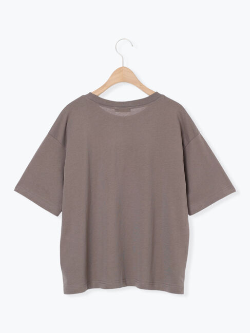 Samansa Mos2「【接触冷感】転写プリントTシャツ」|Tシャツ・カットソー|