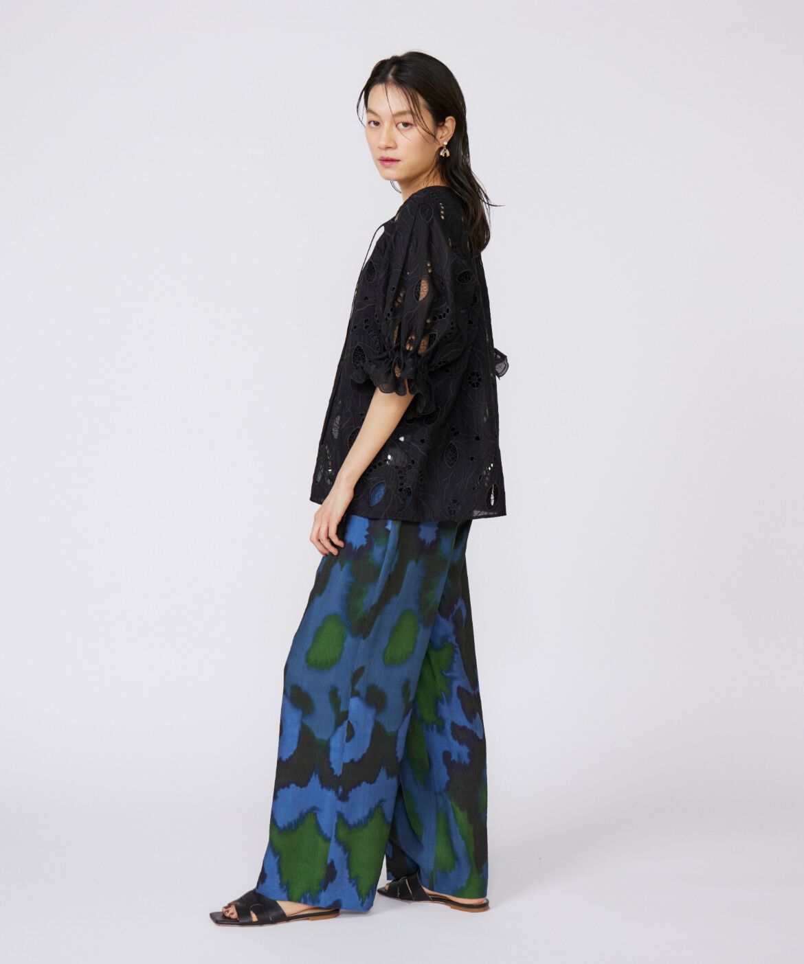 INED「《大きいサイズ》レースブラウス《la veille by SUPERIOR CLOSET》」|シャツ・ブラウス|