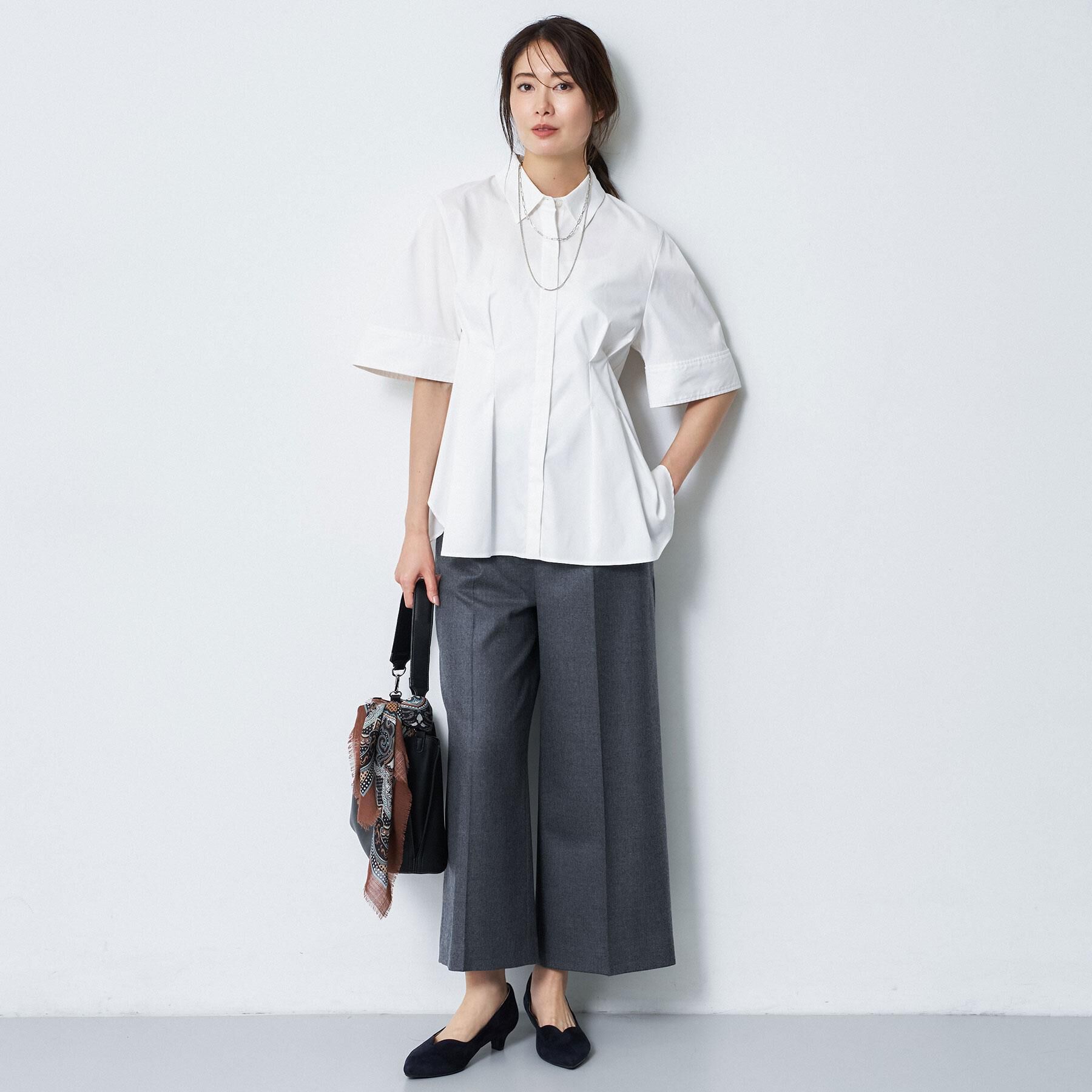 Reflect「【腰周りすっきり◎】ワイドクロップドパンツ」|その他|