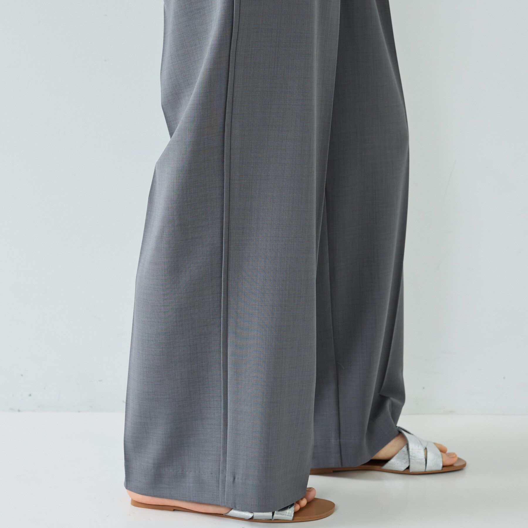 GALLEST「Comfy SET UP｜イージーストレートワイドパンツ【セットアップ対応／通勤／カセット服／接触冷」|その他|