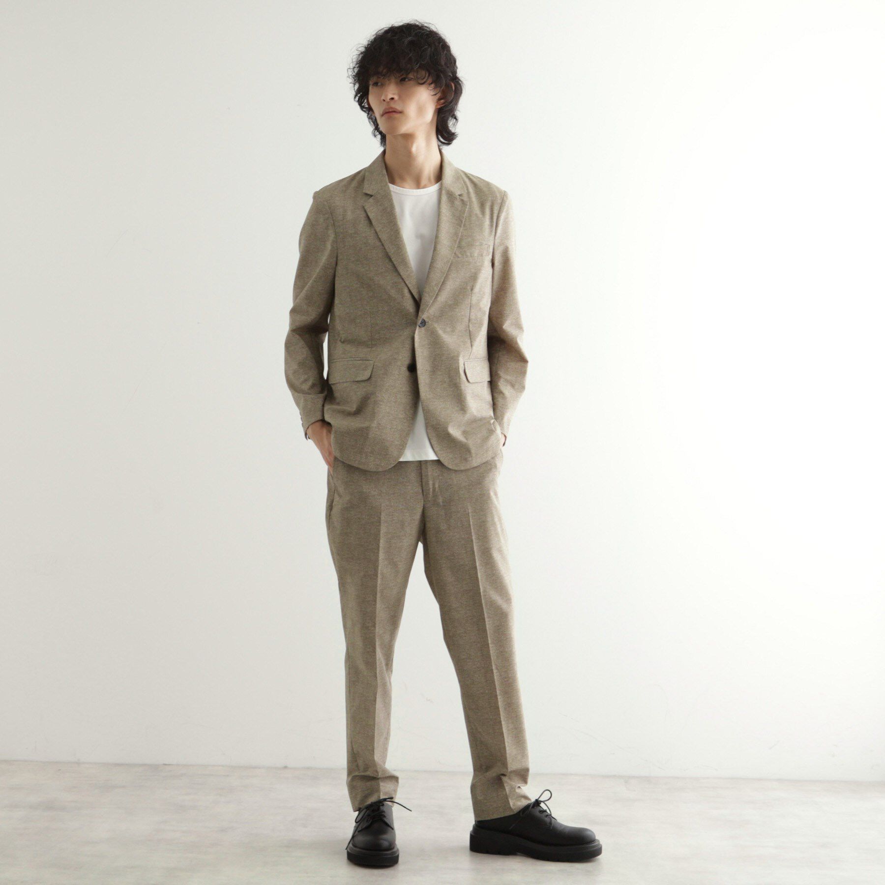 tk.TAKEO KIKUCHI「◆【洗える／通気性】COOL DOTS(R)テーラードジャケット（セットアップ対応）」|テーラードジャケット|