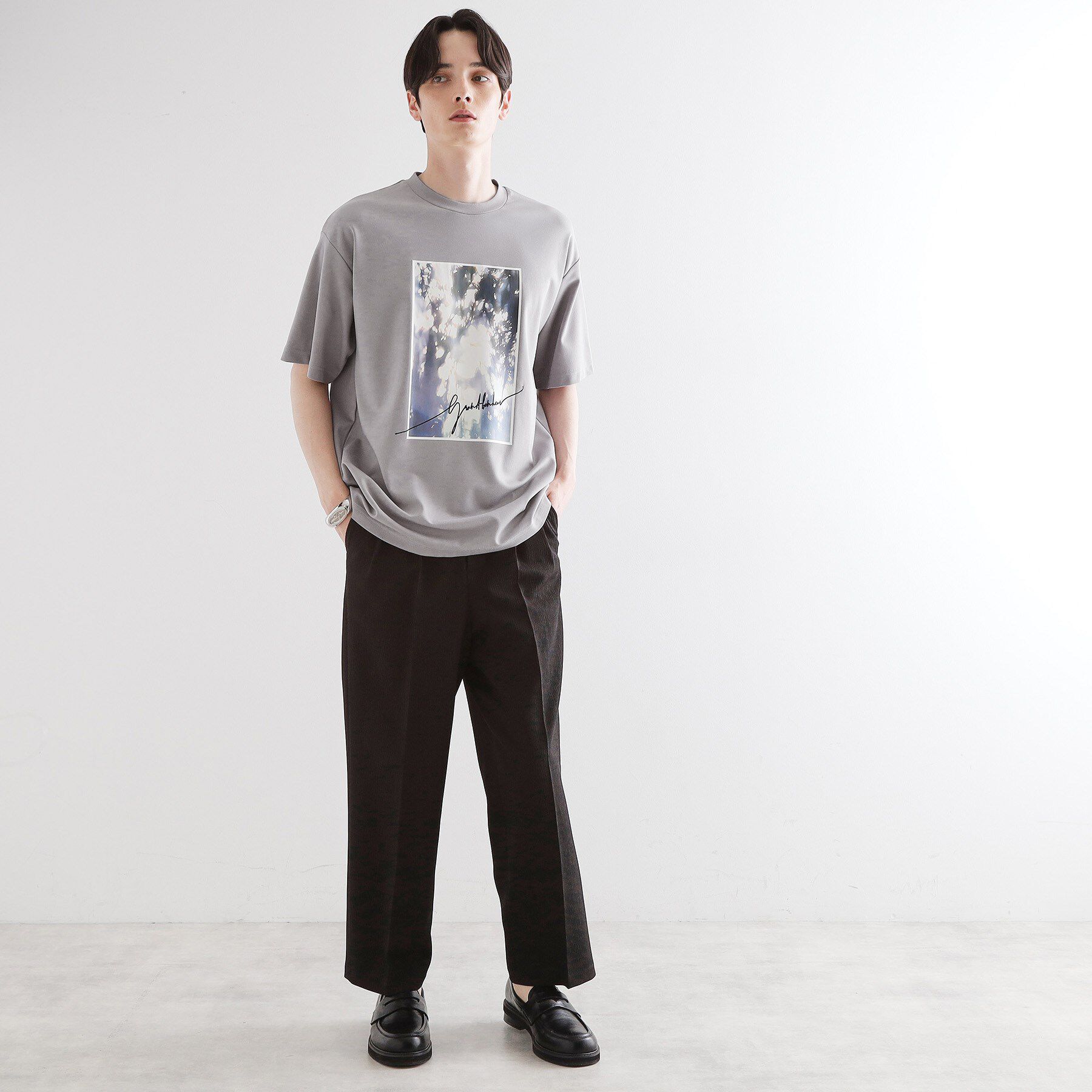 tk.TAKEO KIKUCHI「◆ハートグラフィックTシャツ」|Tシャツ・カットソー|