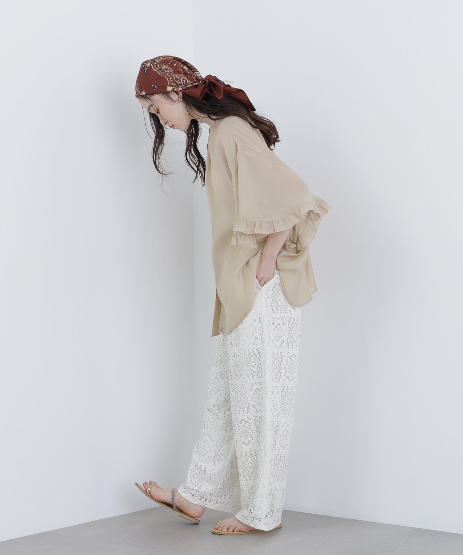  「〈N.〉レースイージーパンツ」|その他|