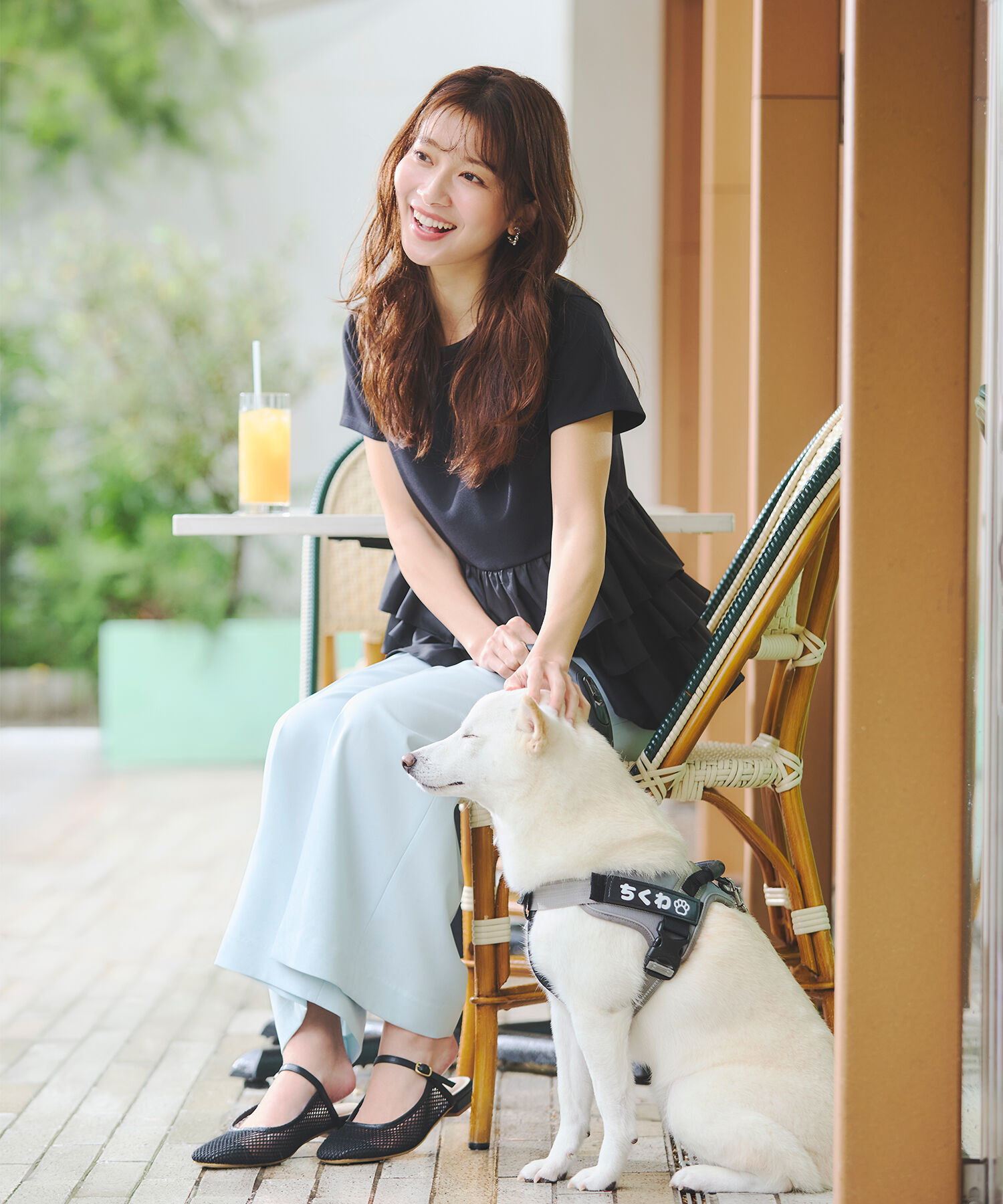  「〈山本里菜さんコラボ〉ドッキングペプラムカットソー」|Tシャツ・カットソー|