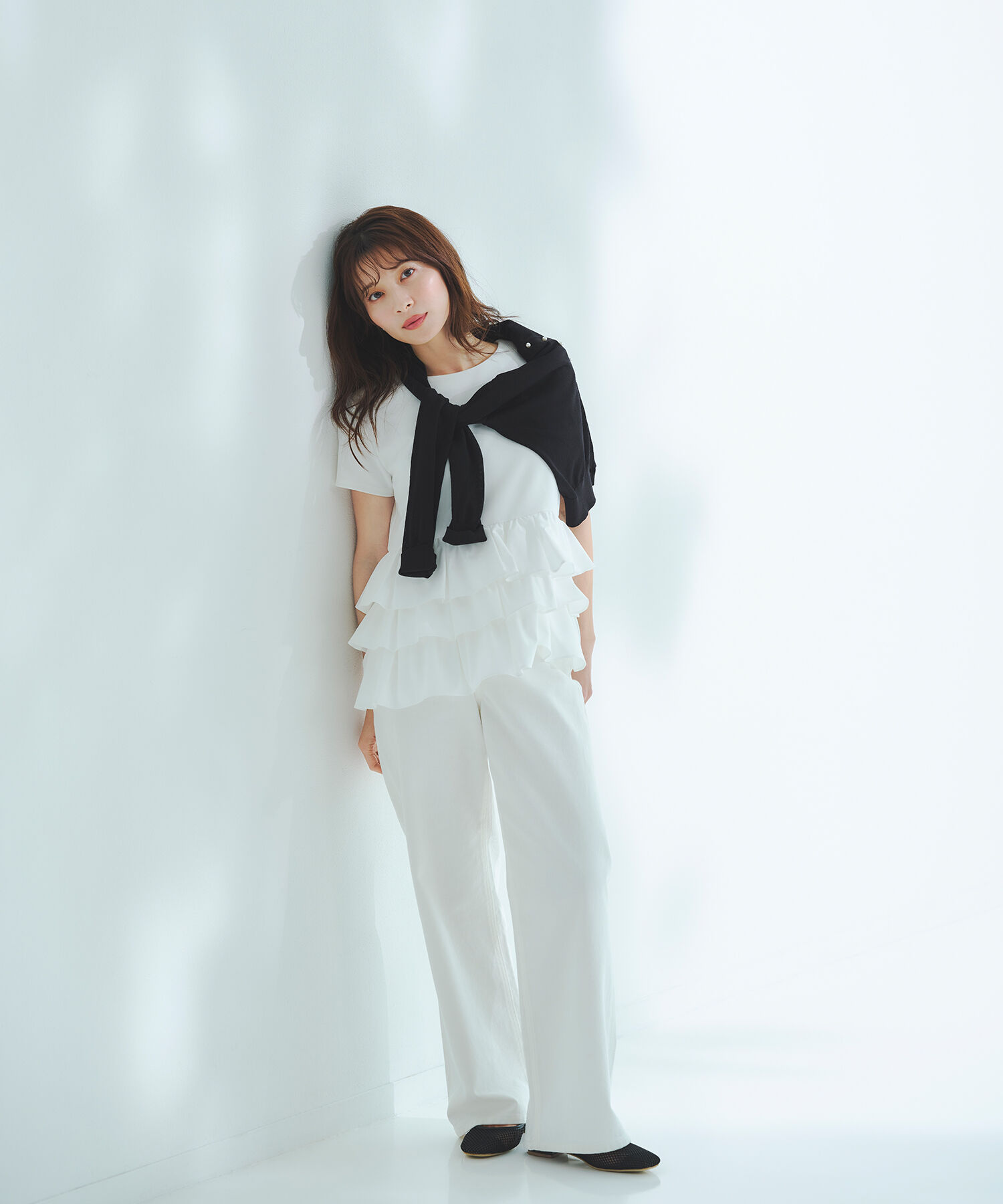  「〈山本里菜さんコラボ〉ドッキングペプラムカットソー」|Tシャツ・カットソー|