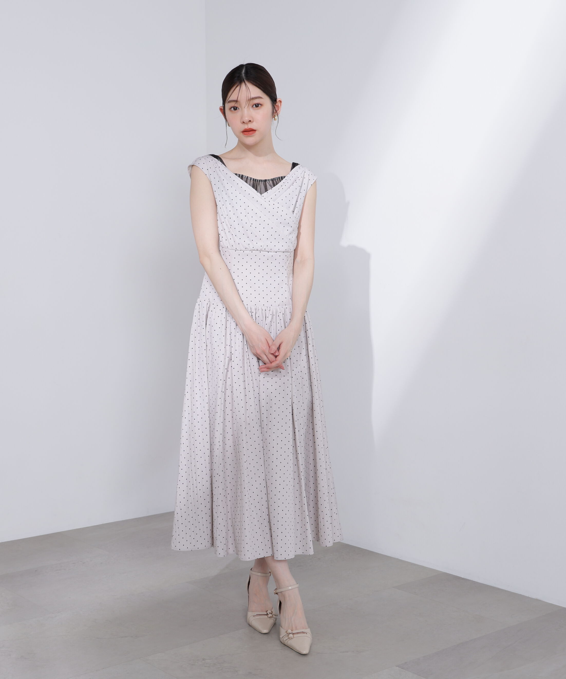 PROPORTION BODY DRESSING「チュールレイヤードレディーワンピース」|ワンピース|