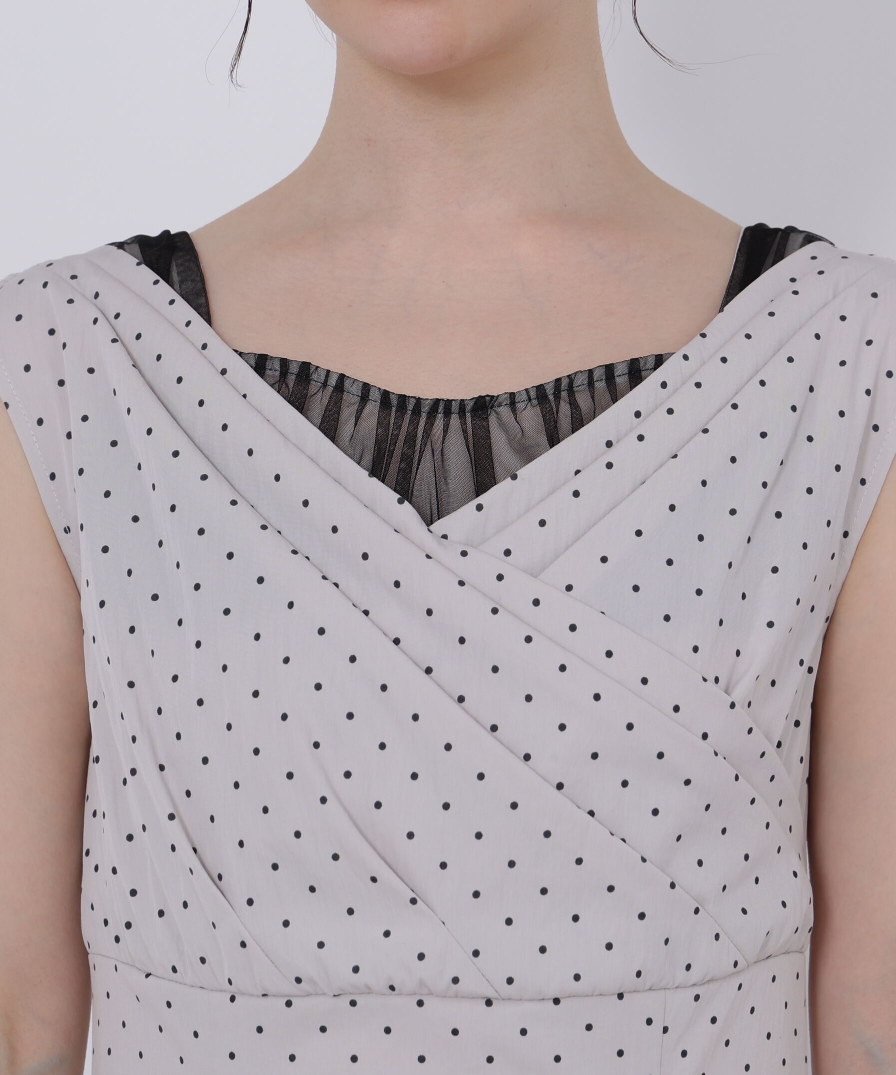 PROPORTION BODY DRESSING「チュールレイヤードレディーワンピース」|ワンピース|