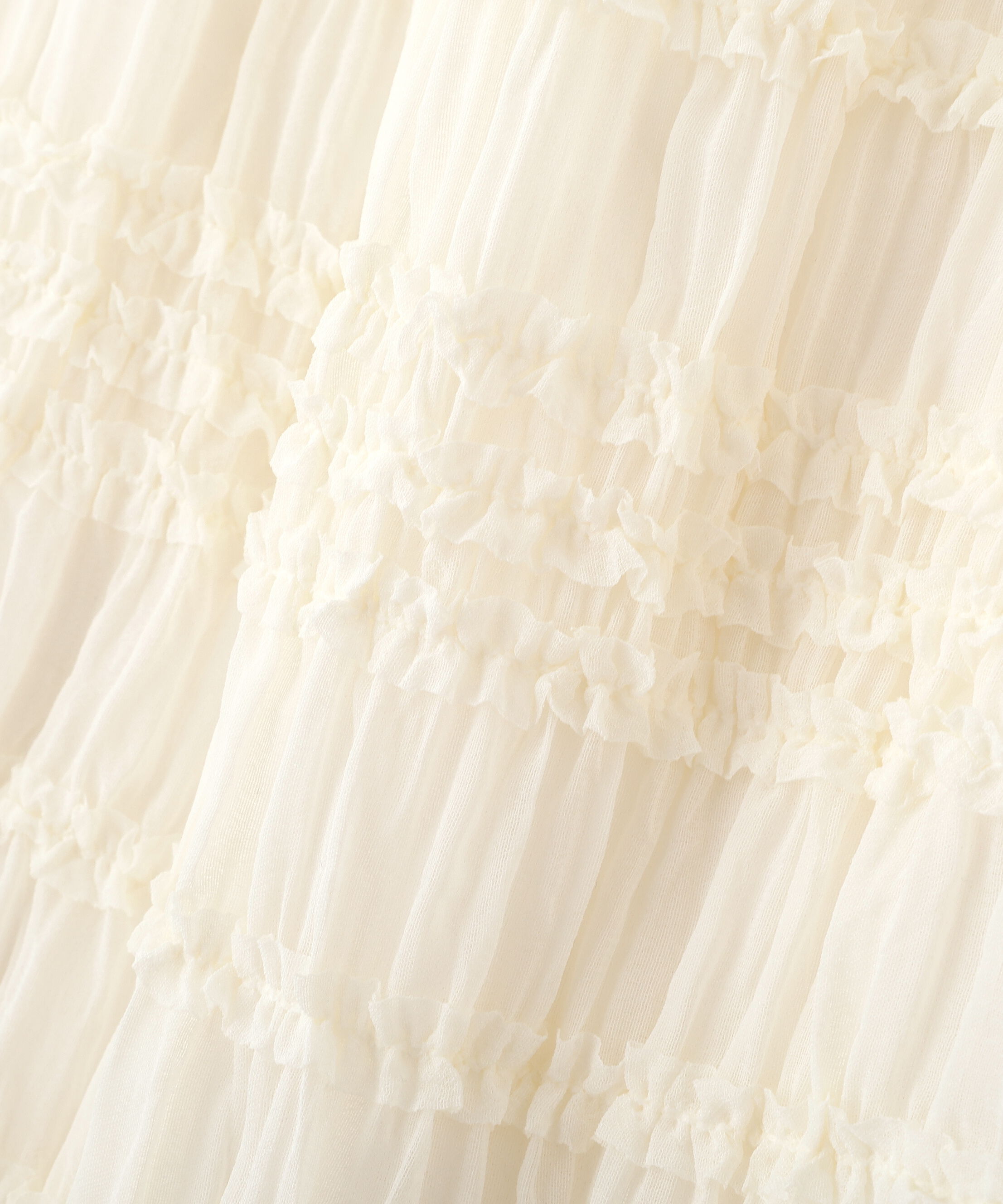 PROPORTION BODY DRESSING「＜a/mie＞フリルシャーリングスカート」|スカート|