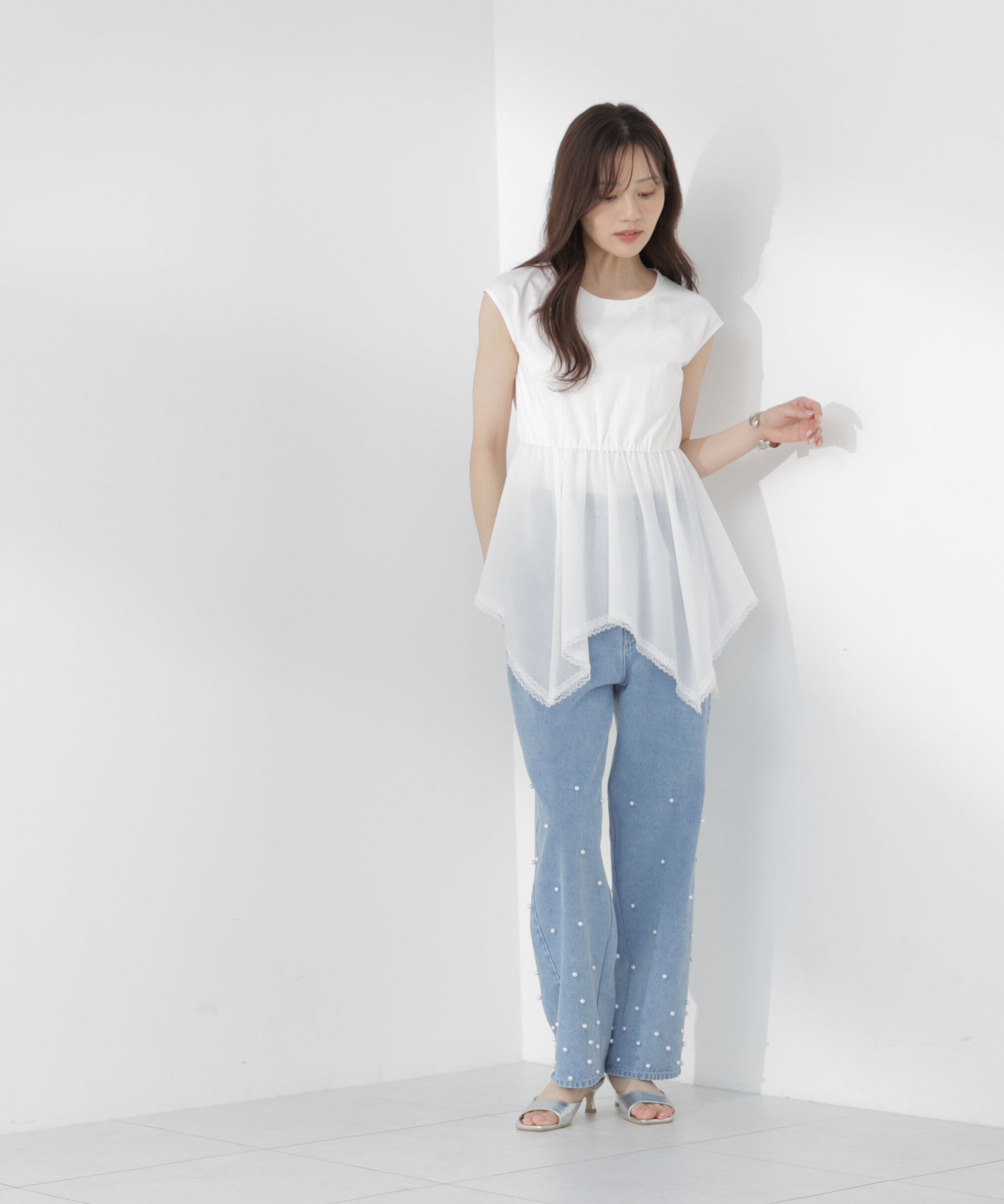 PROPORTION BODY DRESSING「パールデニムパンツ」|その他|