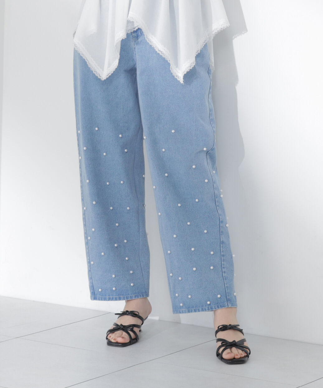 PROPORTION BODY DRESSING「パールデニムパンツ」|その他|