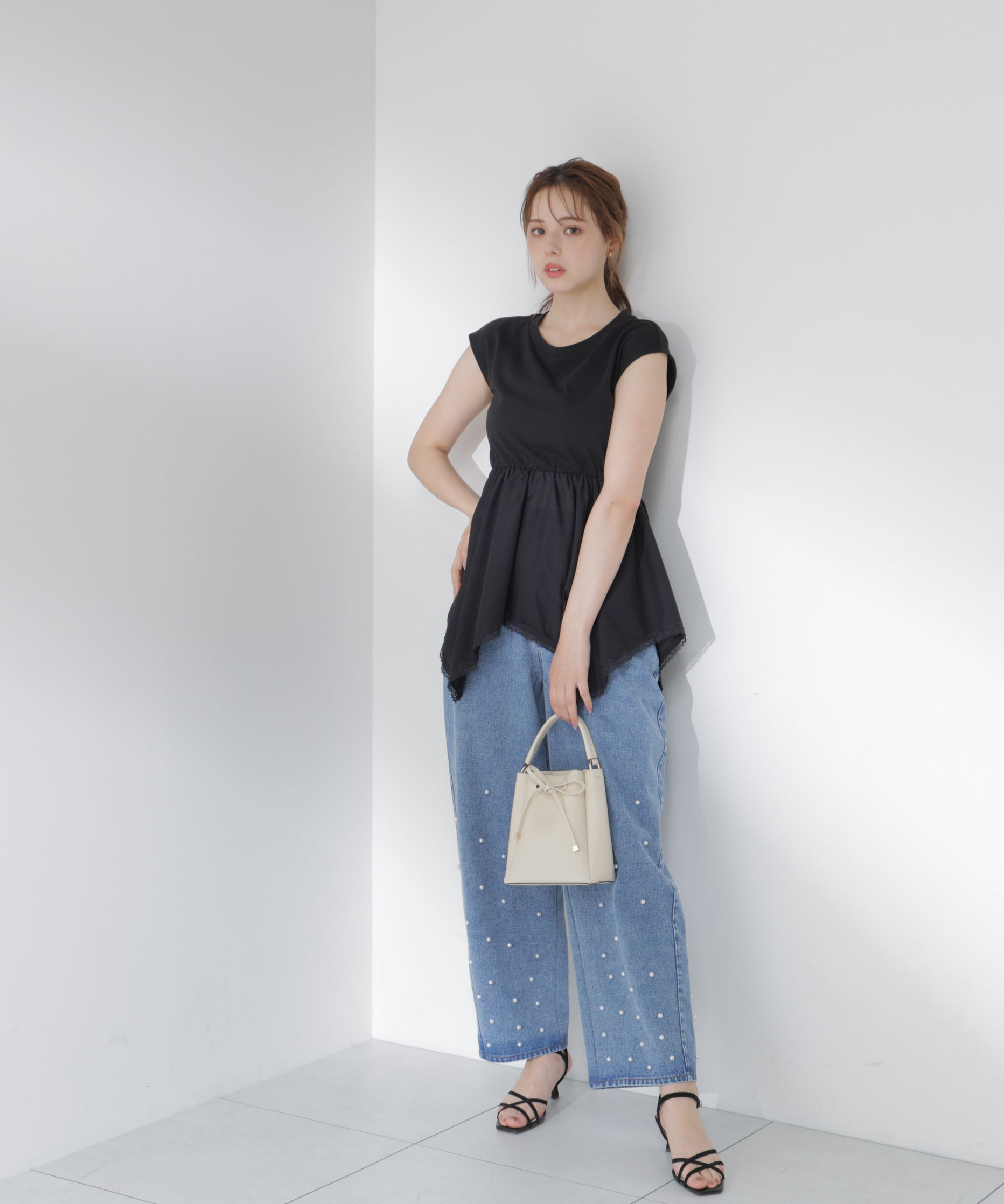PROPORTION BODY DRESSING「パールデニムパンツ」|その他|
