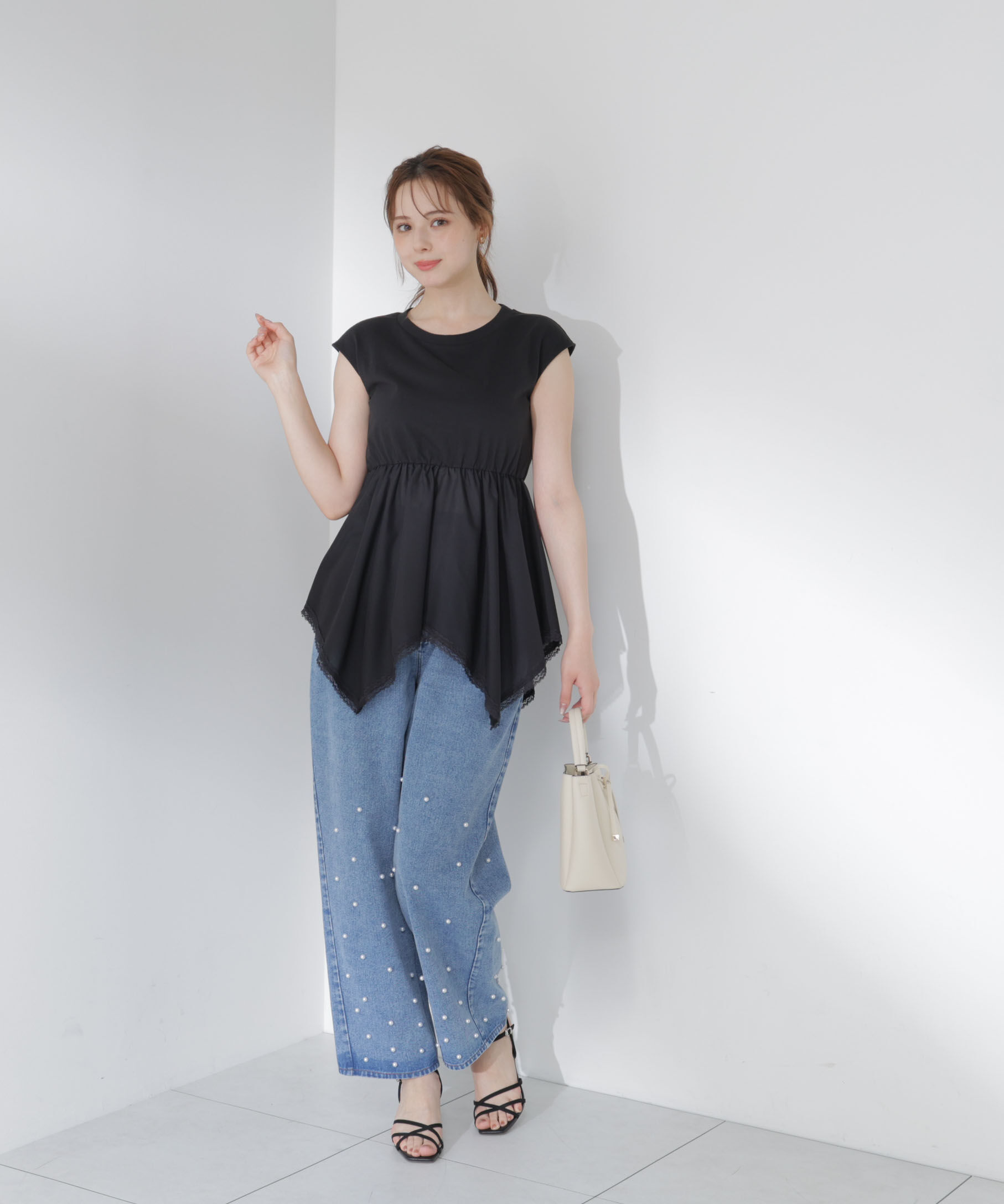PROPORTION BODY DRESSING「パールデニムパンツ」|その他|