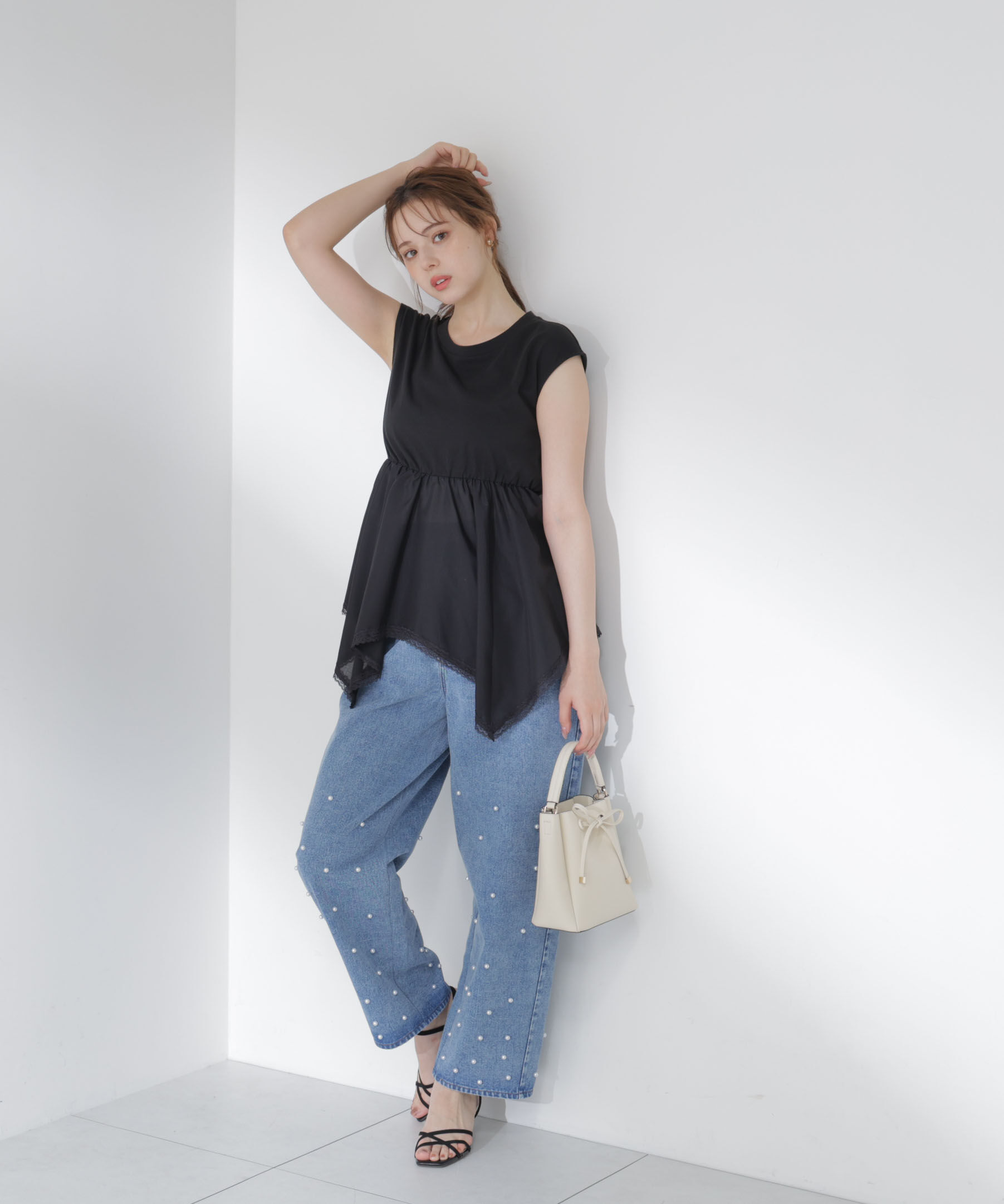 PROPORTION BODY DRESSING「パールデニムパンツ」|その他|
