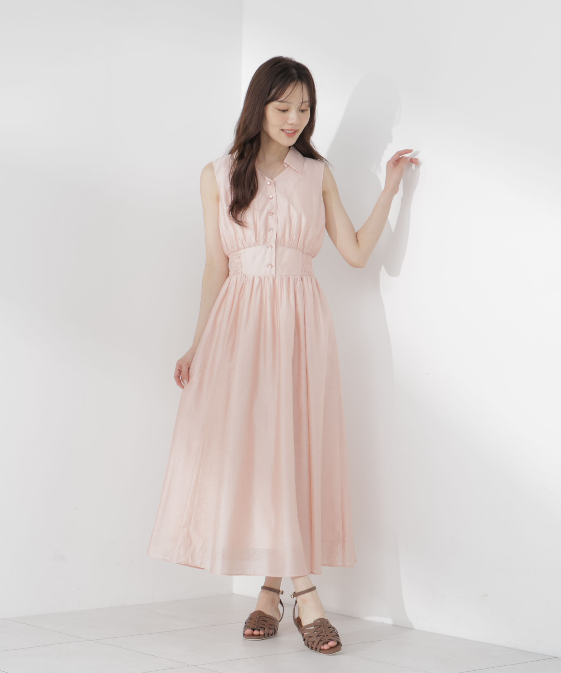 PROPORTION BODY DRESSING「ウエストマークシャツワンピース」|ワンピース|