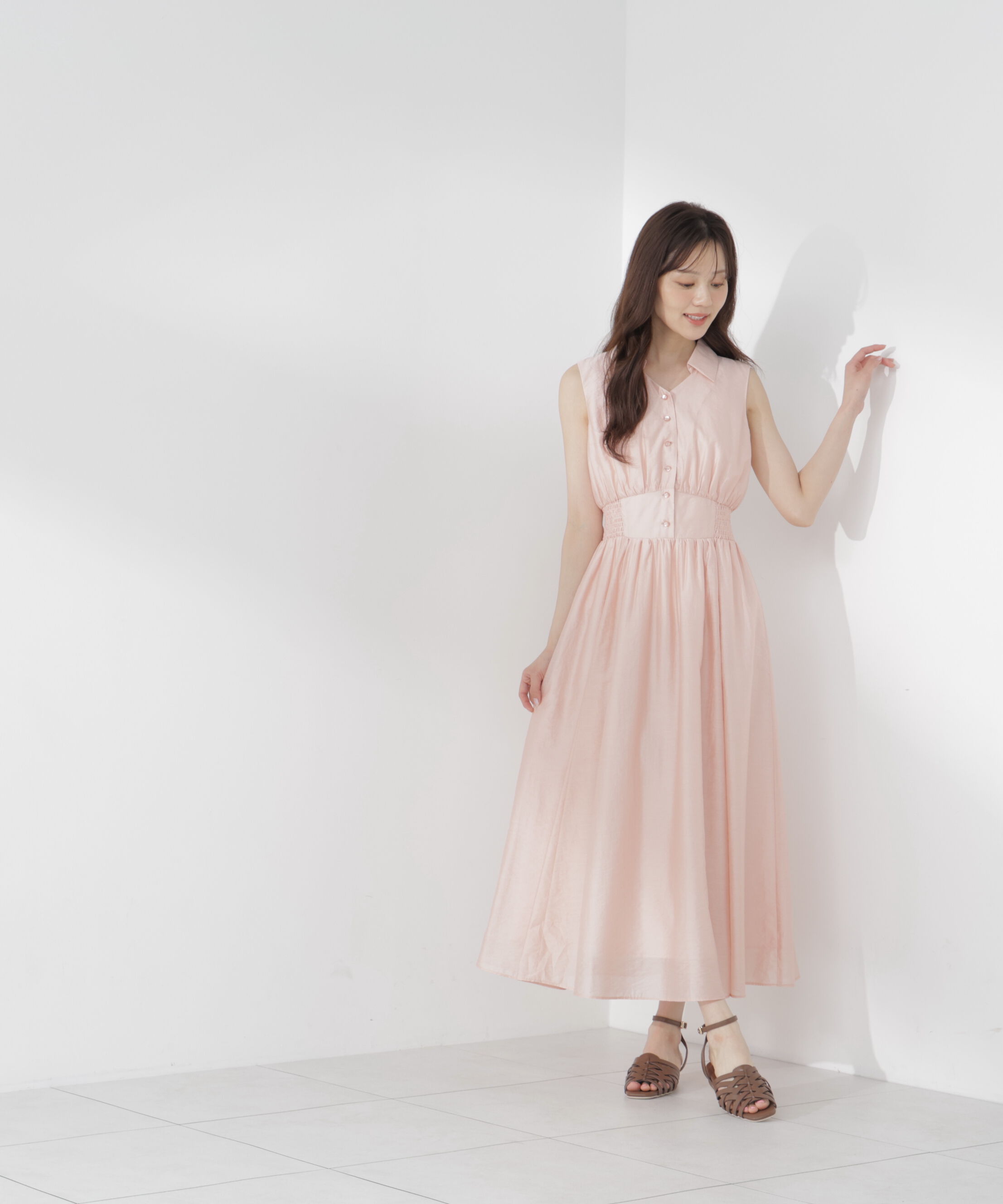 PROPORTION BODY DRESSING「ウエストマークシャツワンピース」|ワンピース|