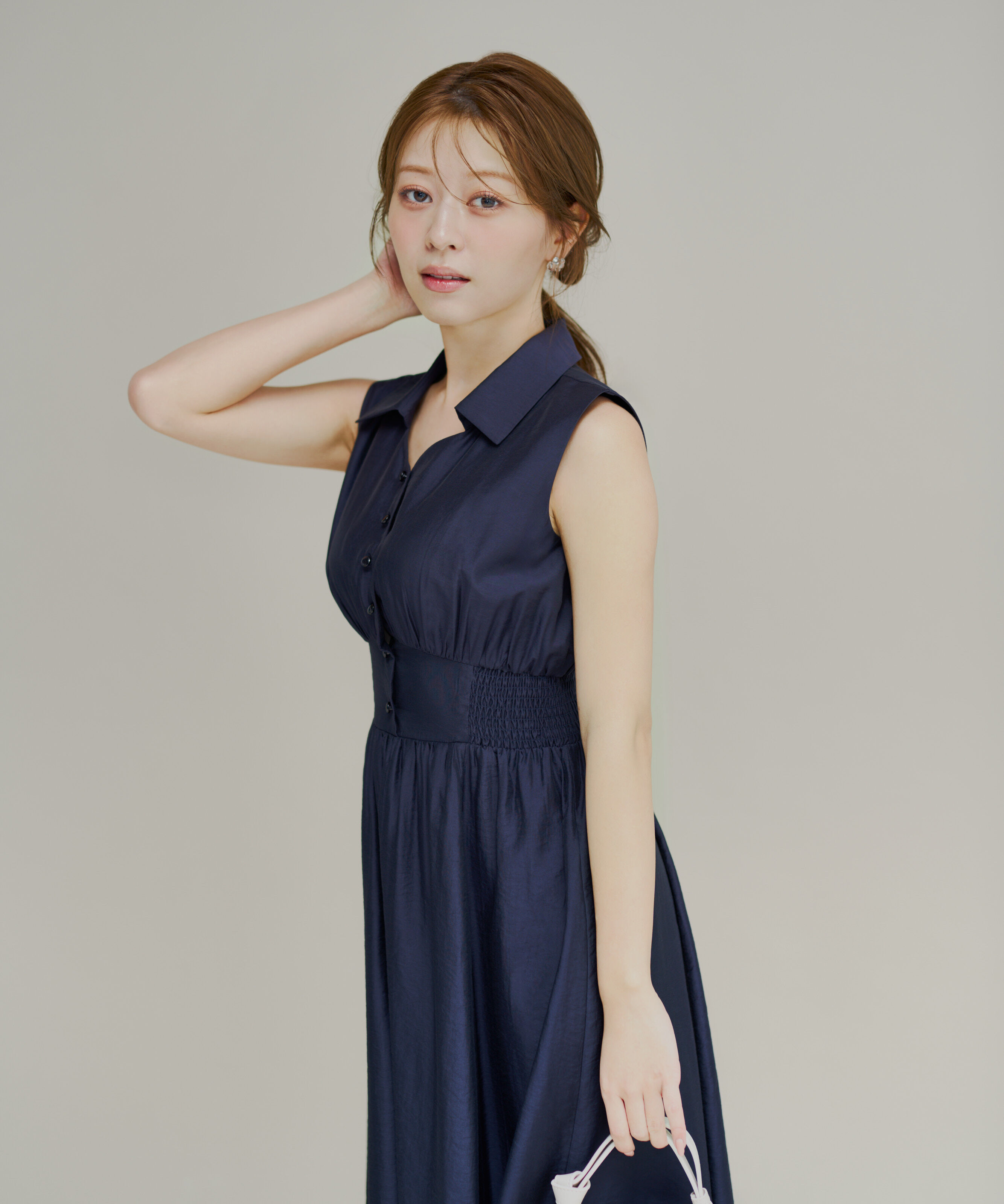 PROPORTION BODY DRESSING「ウエストマークシャツワンピース」|ワンピース|