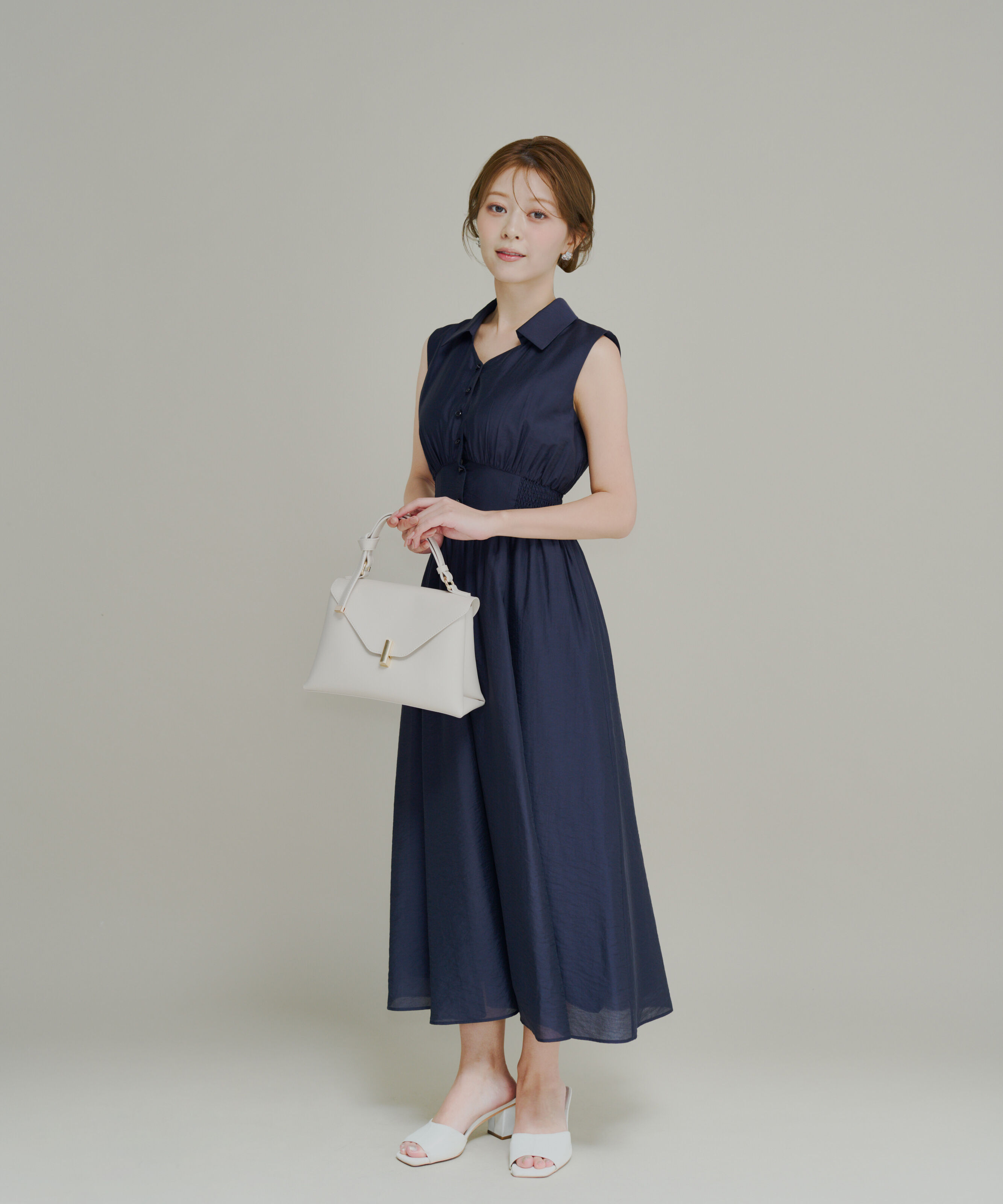 PROPORTION BODY DRESSING「ウエストマークシャツワンピース」|ワンピース|