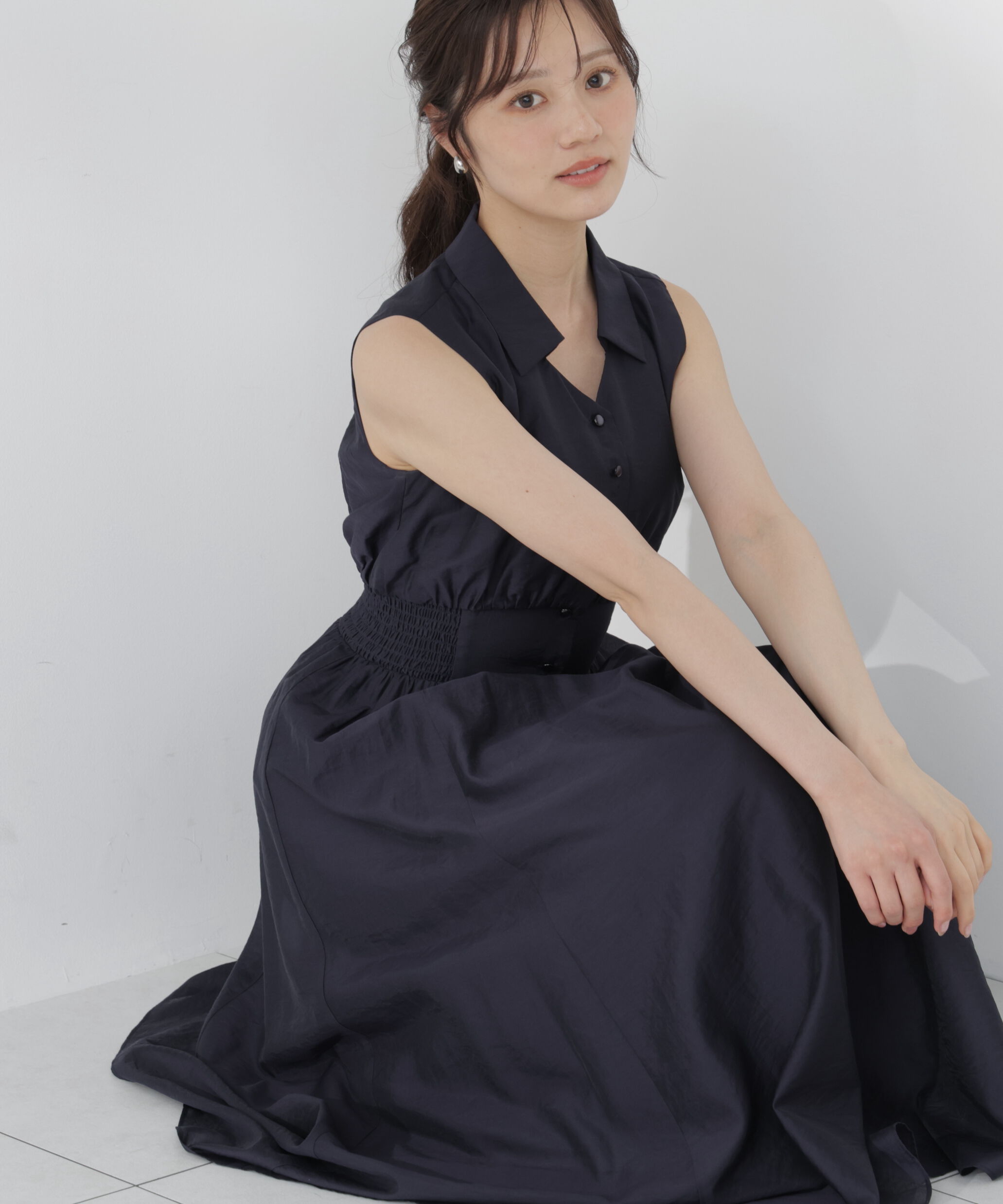 PROPORTION BODY DRESSING「ウエストマークシャツワンピース」|ワンピース|