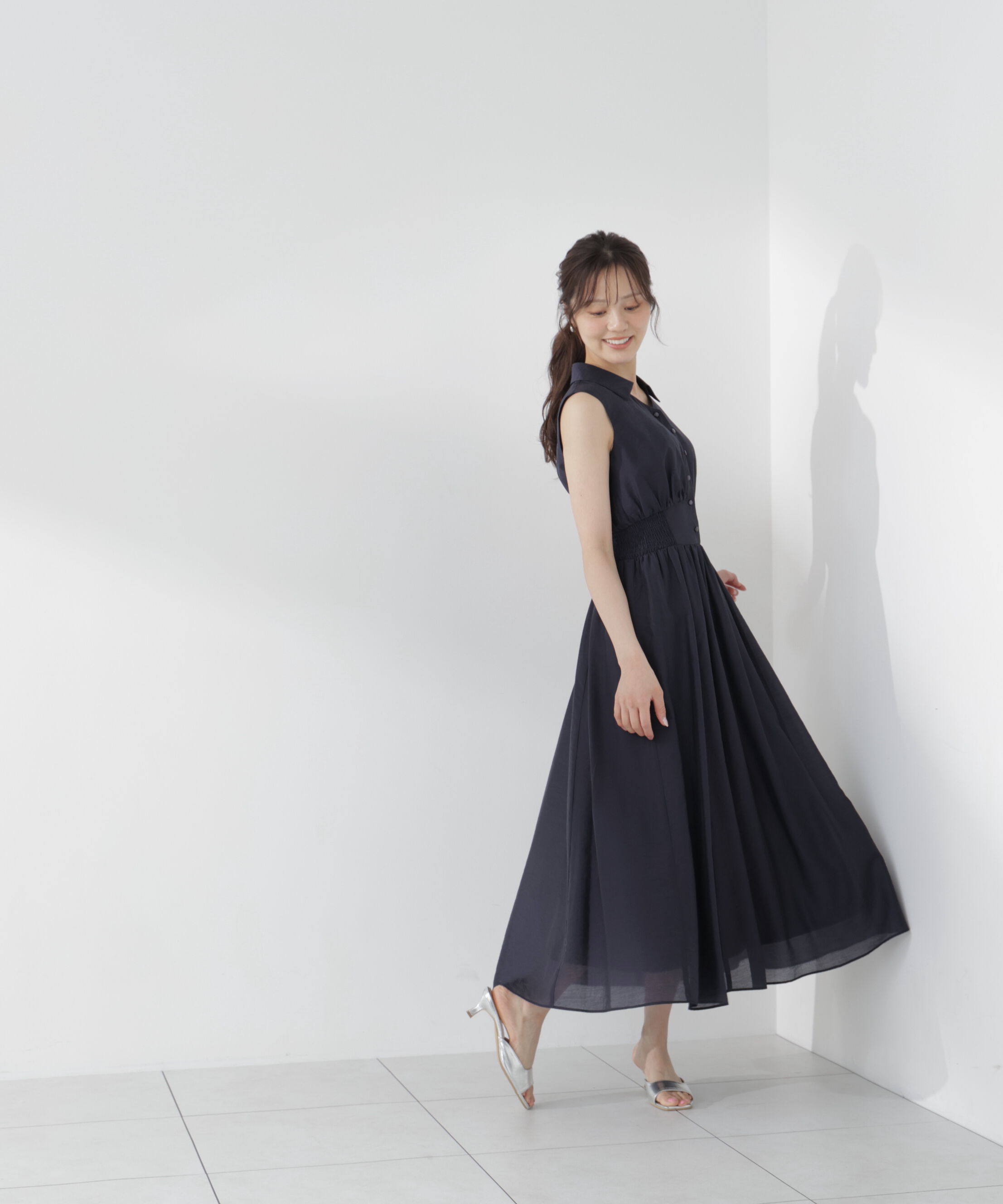 PROPORTION BODY DRESSING「ウエストマークシャツワンピース」|ワンピース|