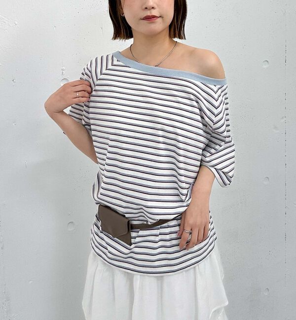 archives「&rsquo;アソートボーダーオフショルＴＥＥ&rsquo;」|Tシャツ・カットソー|