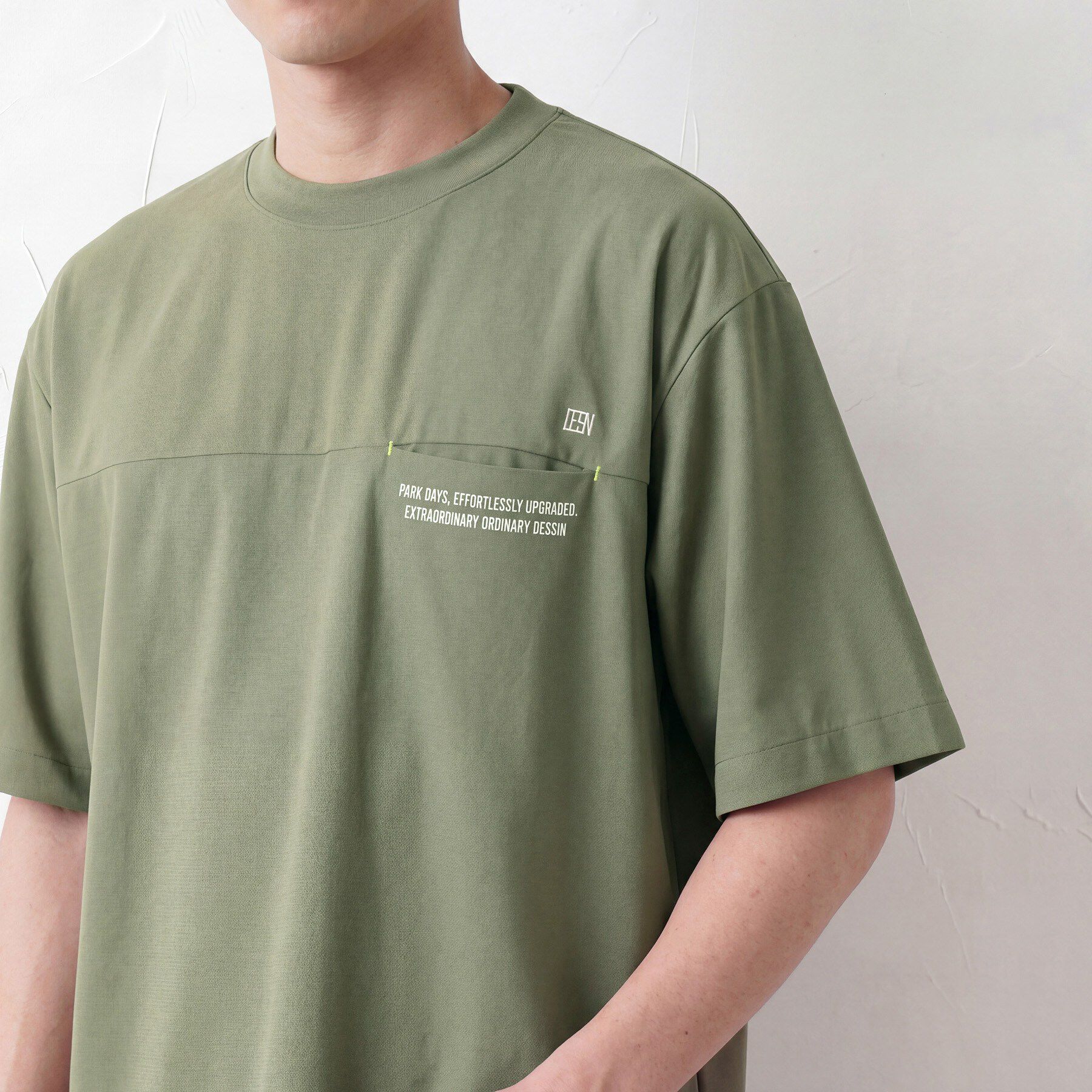 Dessin「【吸水速乾/UVカット】メッシュ素材 スポーティTシャツ」|Tシャツ・カットソー|