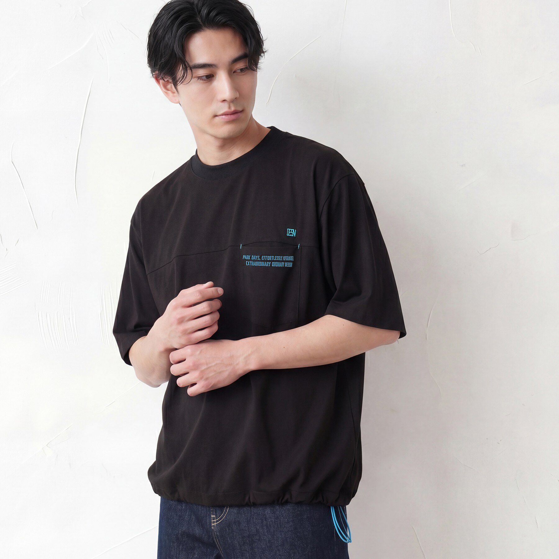 Dessin「【吸水速乾/UVカット】メッシュ素材 スポーティTシャツ」|Tシャツ・カットソー|