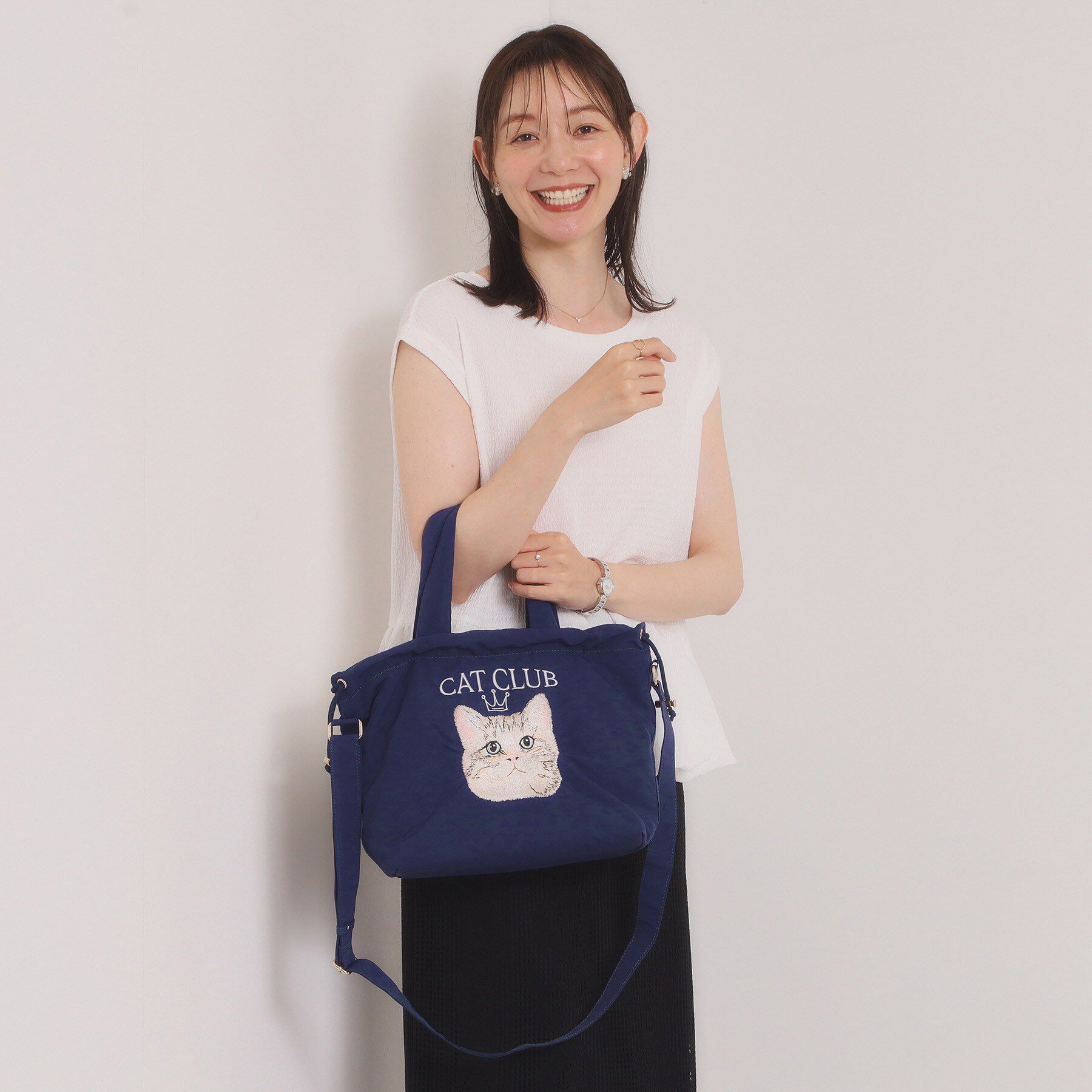 ITS&rsquo;DEMO「CAT CLUB 2wayトート」|トートバッグ|