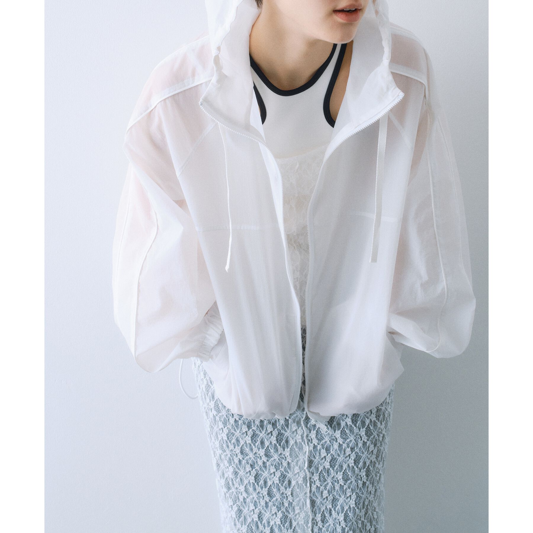 CODE A「【Cup-in】design cut tank」|キャミソール|