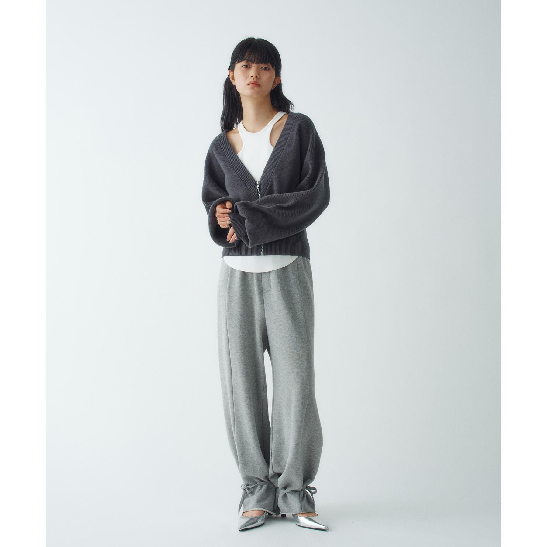 CODE A「【Cup-in】design cut tank」|キャミソール|