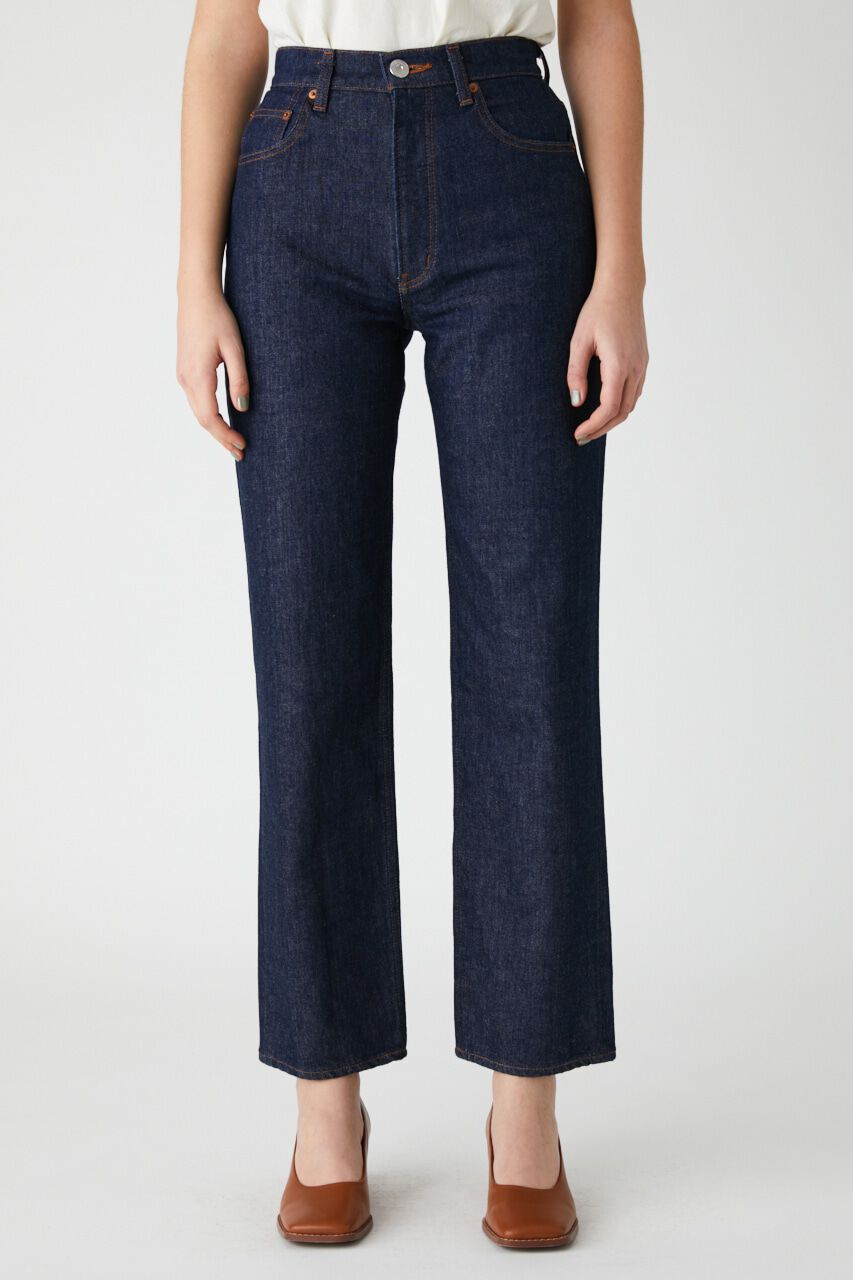 MOUSSY「PLAIN JEANS STRAIGHT」|デニム|One Wash1