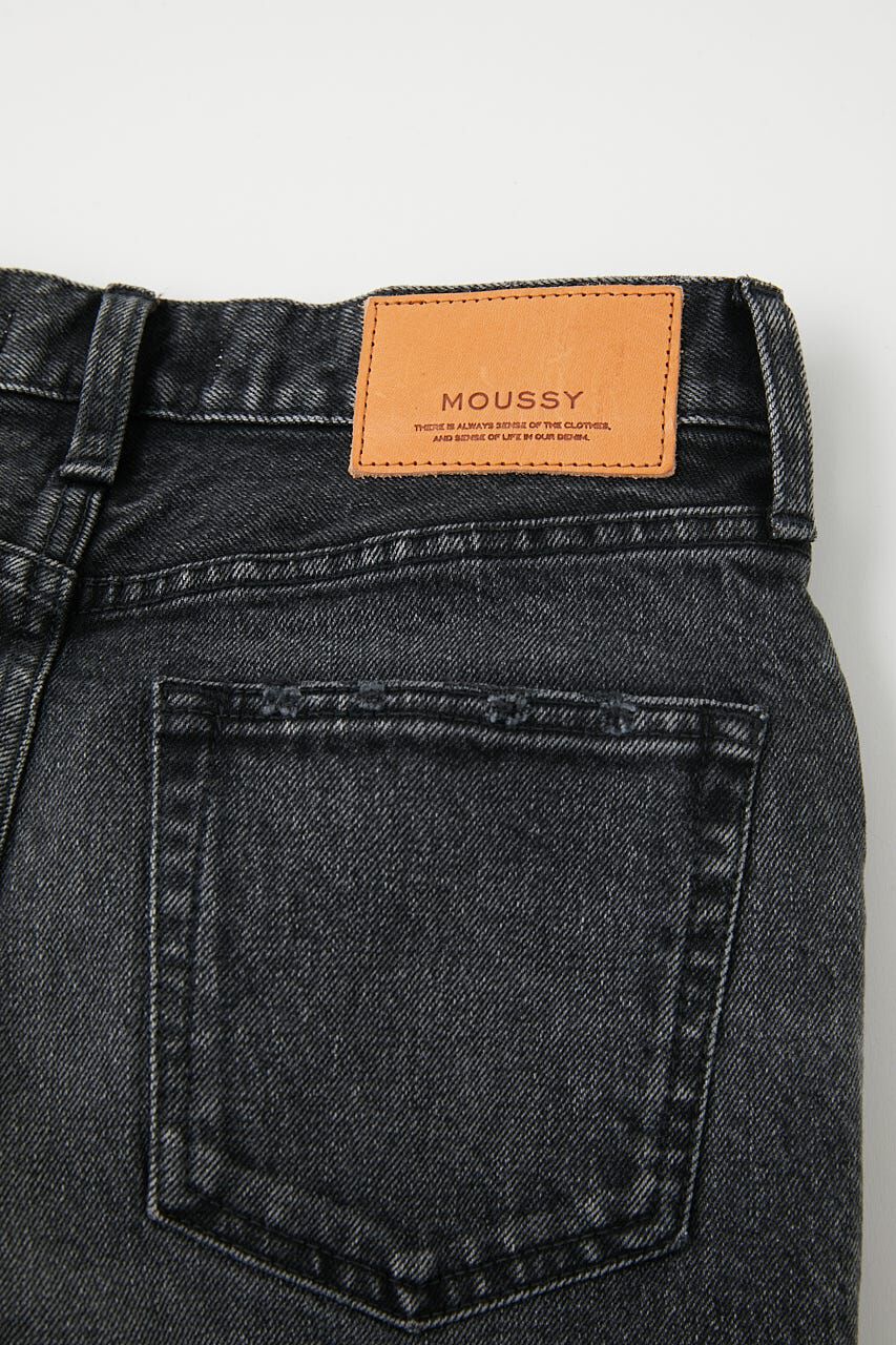 MOUSSY「MVS BLACK FLARE / ロングサイズ」|デニム|