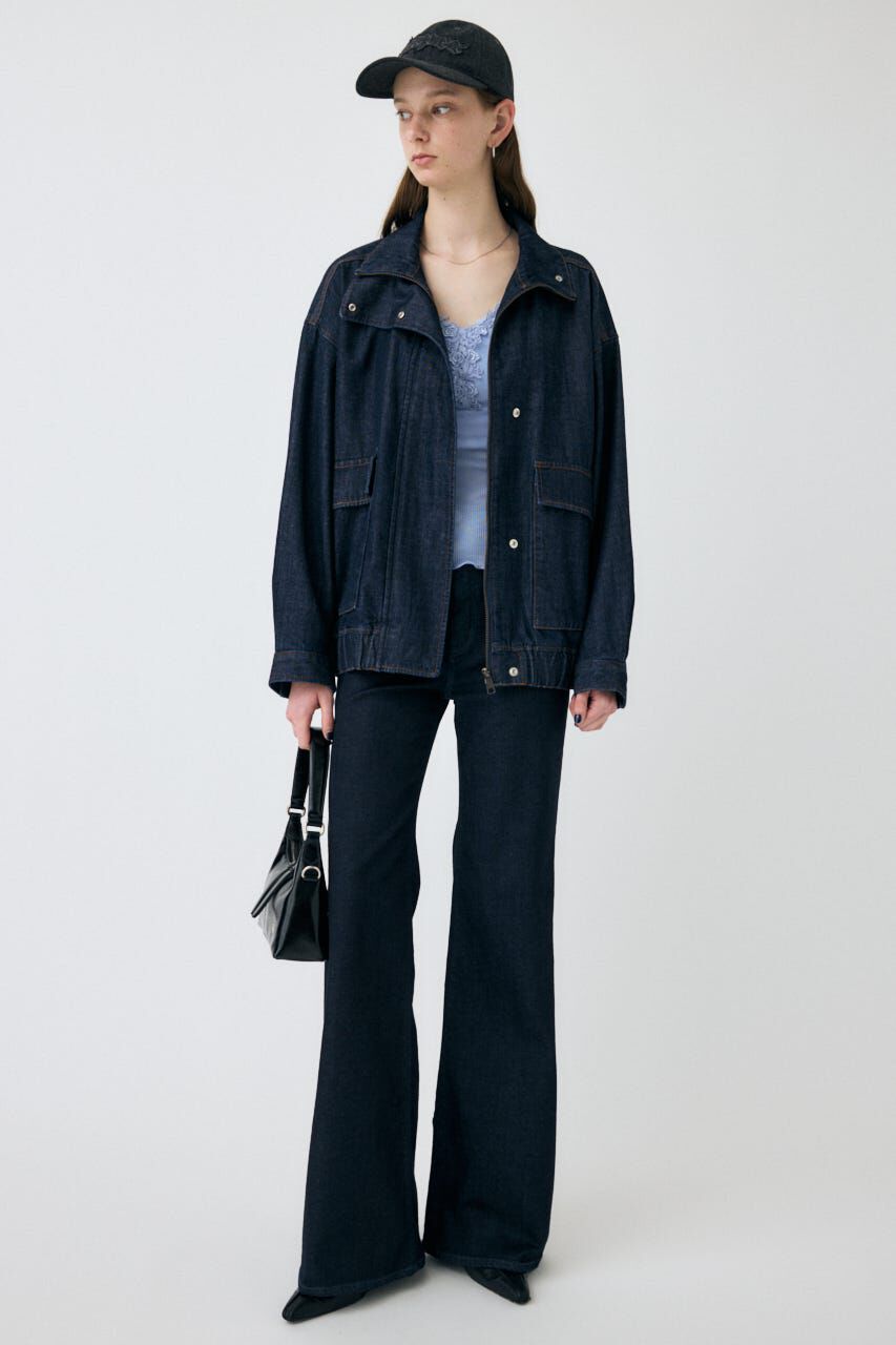 MOUSSY「ADVANCED LONG LEG フレア」|デニム|