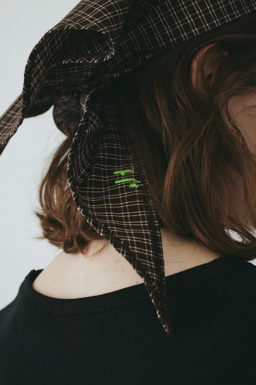 HeRIN.CYE「Checked headscarf」|その他|