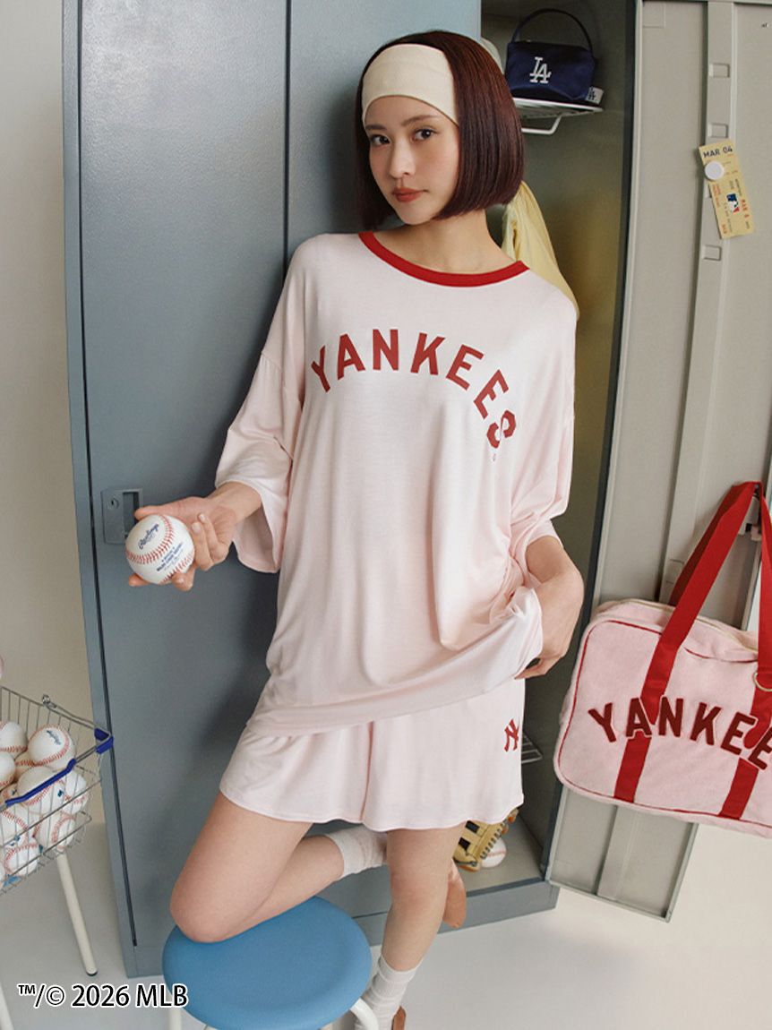 SNIDEL HOME「【MLB】Tシャツセットアップ」|ルームウェア|