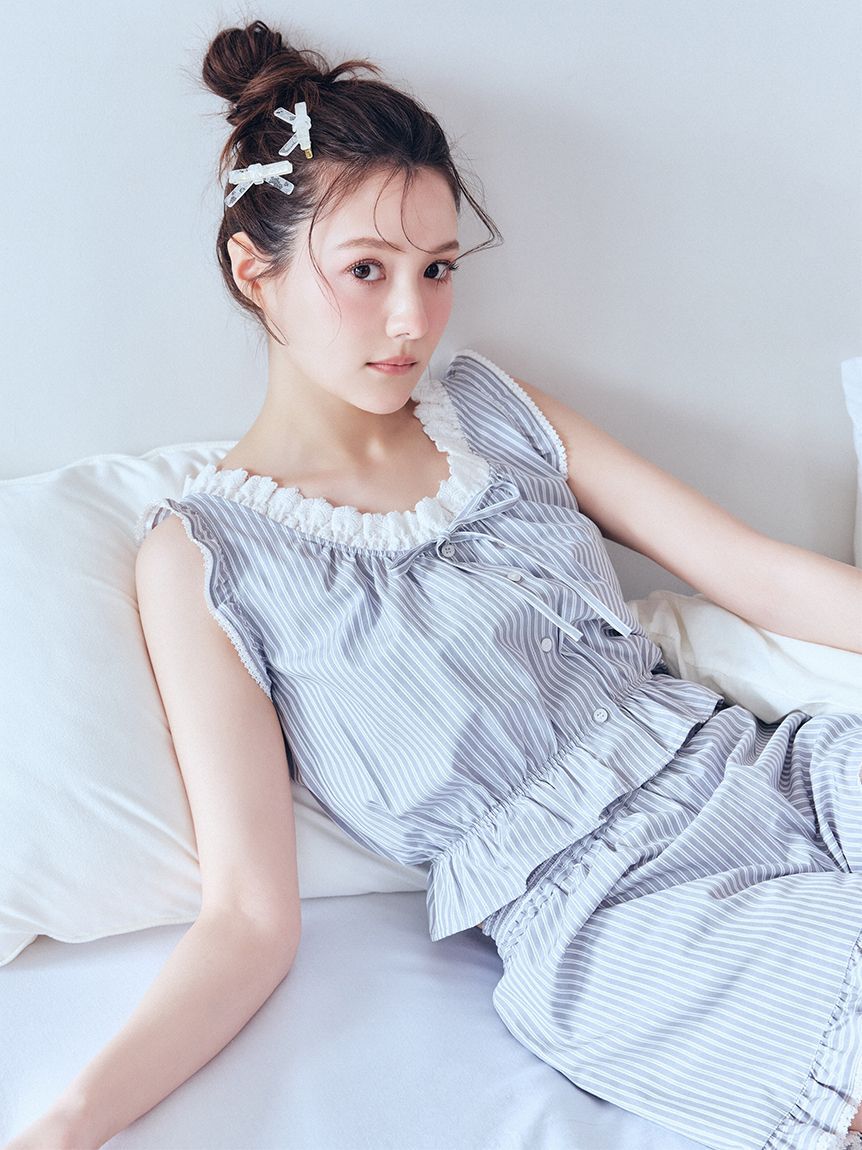SNIDEL HOME「コットンフリルセットアップ」|ルームウェア|
