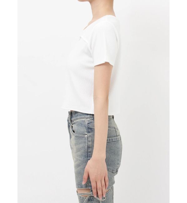 RESEXXY「ポイントレースTシャツ」|Tシャツ・カットソー|