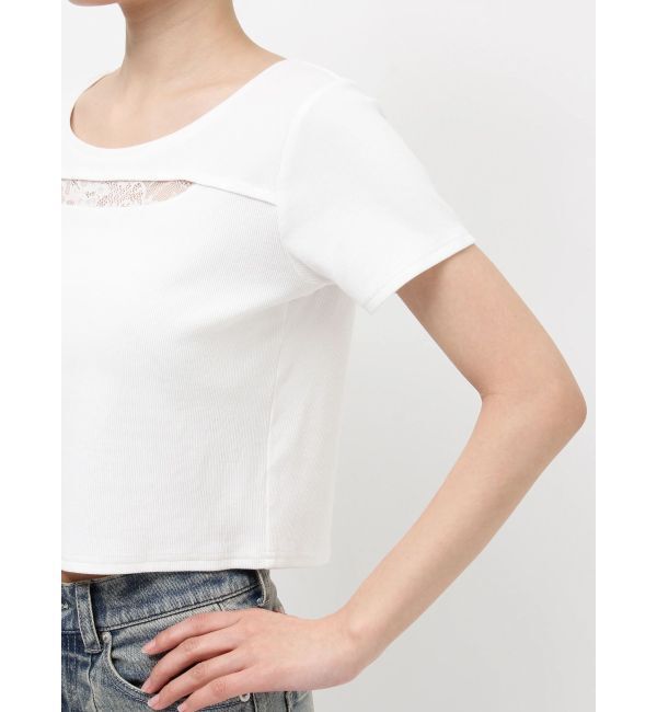 RESEXXY「ポイントレースTシャツ」|Tシャツ・カットソー|