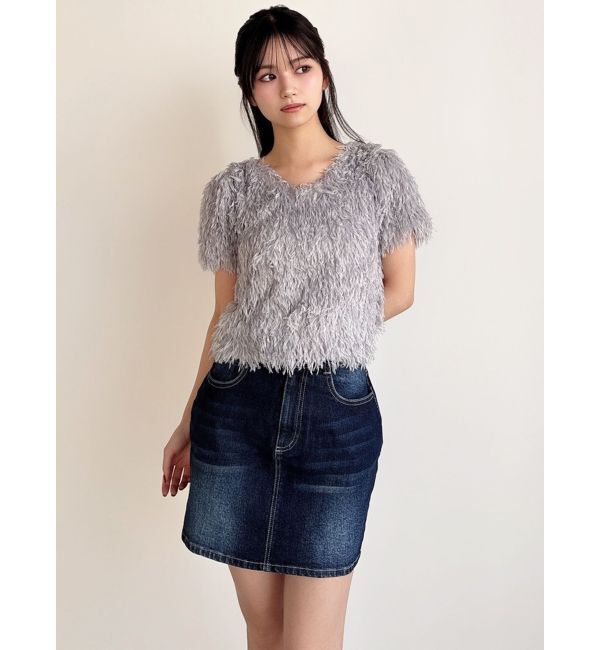 RESEXXY「フェザーライクカットトップス」|Tシャツ・カットソー|