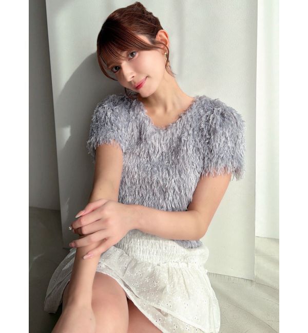 RESEXXY「フェザーライクカットトップス」|Tシャツ・カットソー|