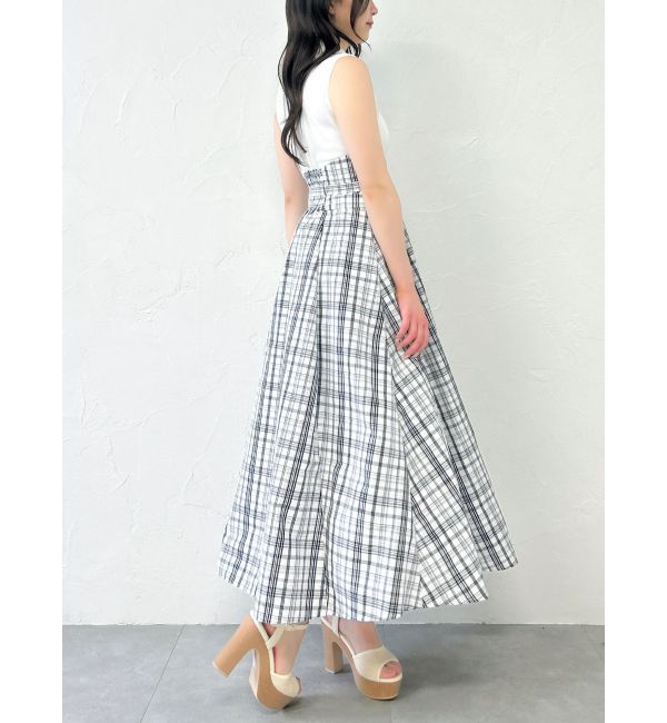 dazzlin「シャツカラーノースリコルセットワンピース」|ワンピース|