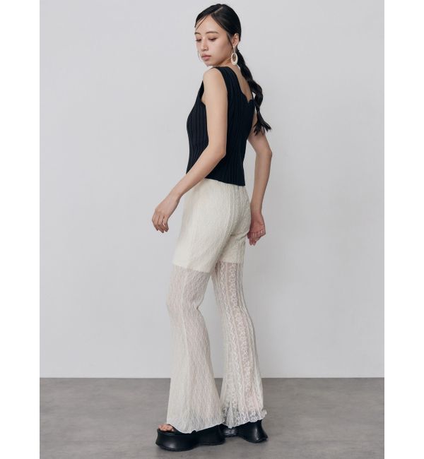 MURUA「レースパッチワークフレアパンツ【WEB限定】」|その他|