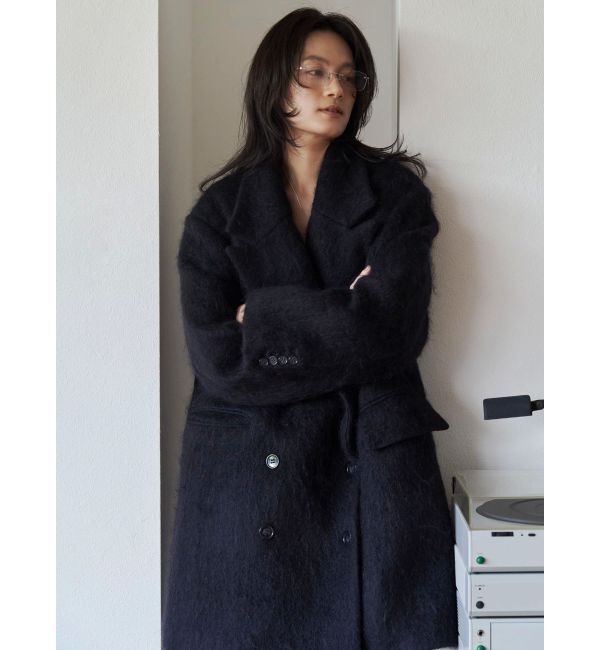 Ungrid「【Htage】モヘア混ロングシャギービッグジャケットコート」|その他|