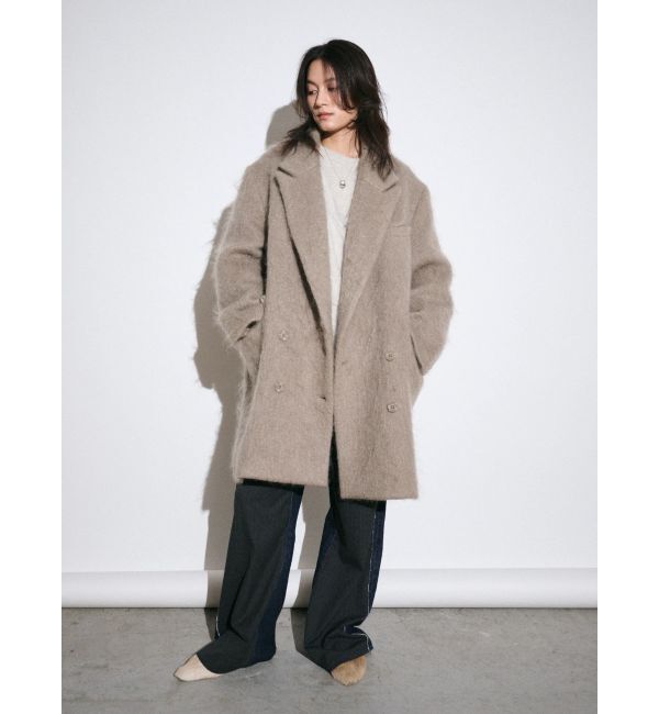 Ungrid「【Htage】モヘア混ロングシャギービッグジャケットコート」|その他|