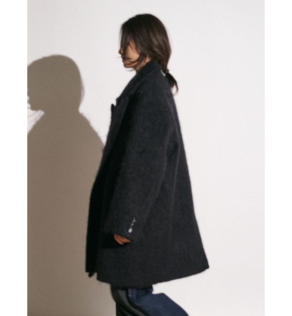 Ungrid「【Htage】モヘア混ロングシャギービッグジャケットコート」|その他|