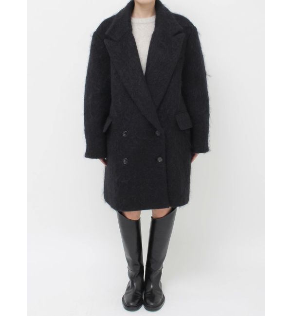 Ungrid「【Htage】モヘア混ロングシャギービッグジャケットコート」|その他|