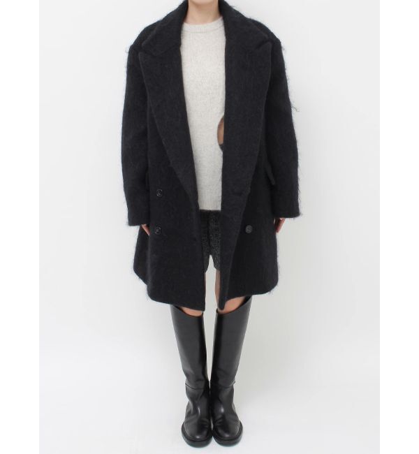 Ungrid「【Htage】モヘア混ロングシャギービッグジャケットコート」|その他|
