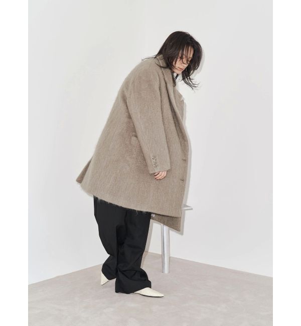 Ungrid「【Htage】モヘア混ロングシャギービッグジャケットコート」|その他|