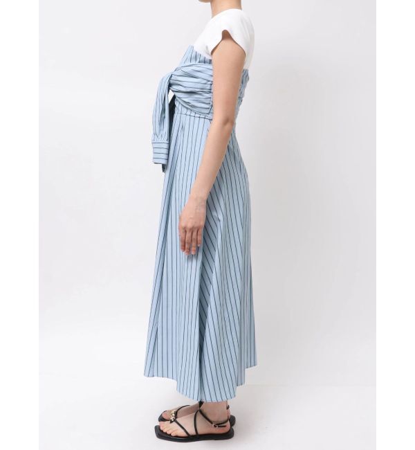 LAGUNAMOON「カットドッキングシャツレイヤードワンピース」|ワンピース|