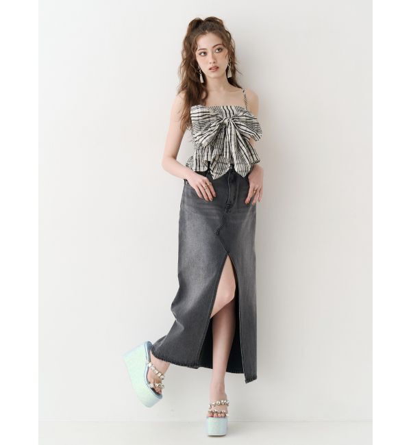 EVRIS「【待望の再入荷】ビジュープラットフォームサンダル」|サンダル|